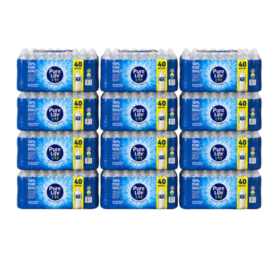 Nestlé Pure Life 16.9 oz purified bottled water — 12 cases 480 bottles bulk order, free Metro Detroit delivery, TaskPort Water Co.