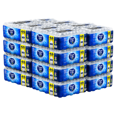 Nestlé Pure Life 16.9 oz purified water — 16 cases 640 bottles bulk order, free Metro Detroit delivery, TaskPort Water Co.