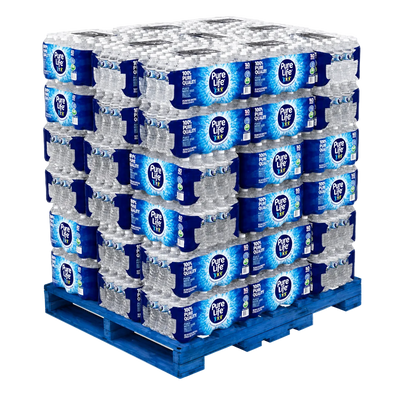 Nestlé Pure Life 16.9 oz purified water — full pallet 48 cases 1920 bottles wholesale bulk water free Metro Detroit delivery